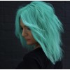 blue green hair - 发型 - 