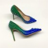 blue green heels - Klasične cipele - 