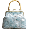 blue jacquard bag - Torbice - 
