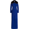 blue long coat - Chaquetas - 