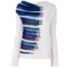 blue print sweater - Puloverji - 