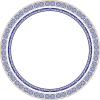 blue round frame - 框架 - 