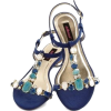 blue sandals5 - サンダル - 
