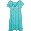blue sequin embellished dress - Платья - 