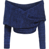 blue sweater - Pullovers - 