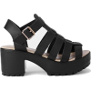 boohoo Lexi Fisherman Cleated Sandals - 凉鞋 - £25.00  ~ ¥220.40