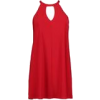 boohoo Lorna Tie Neck CutOut Swing Dress - Vestidos - £6.00  ~ 6.78€