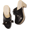 bow tassel clog style heels - Zapatos clásicos - 