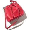bright red bucket bag - Bolsas pequenas - 