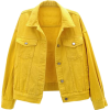 bright yellow denim jacket - Jaquetas e casacos - 