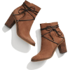 brown wrap booties - Stiefel - 