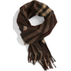 brown black & beige scarf - Scarf - 