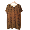 brown dress - Dresses - 
