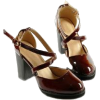 brown high heels - Классическая обувь - 