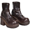 brown leather boots 2 - Paski - 