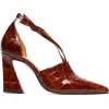 brown lina 90 leather pumps - Sapatos clássicos - 