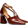 brown lina 90 leather pumps - Sapatos clássicos - 