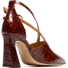 brown lina 90 leather pumps - Sapatos clássicos - 