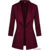burgundy blazer2 - Suits - 