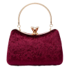 burgundy clutch - Clutch bags - 