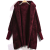 burgundy coat - Remenje - 