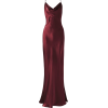 burgundy dress1 - Vestidos - 