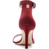 burgundy satin sandal - Klasične cipele - 