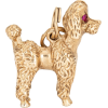 c1990s poodle dog charm gold - Other jewelry - 