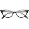 cat eye glasses - Óculos - 