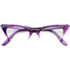 cateye glasses - Očal - 