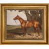 chestnut Race Horse by Lynwood Palmer - Ilustracije - 