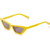 chimi square yellow sunglasses - サングラス - 