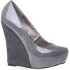 Platforms Gray - 厚底鞋 - 
