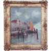 circa 1870 seaside oil painting - Items - 