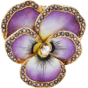 circa 1905 pendant brooch violet flower - Other jewelry - 