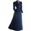 circa 1905 women's suit in midnight blue - Haljine - 