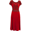 circa 1925 Paul Poiret Silk Velvet Dress - Dresses - 