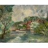 circa 1930s Simone Forge painting - イラスト - 