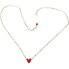 coeur rouge - Necklaces - 