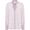 collared lace blouse - 长袖衫/女式衬衫 - 