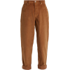 corduroy boyfriend trousers - Spodnie Capri - 