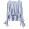 cotton blouse - Srajce - kratke - 