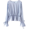 cotton blouse - Košulje - kratke - 