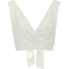 cotton cropped top - 半袖衫/女式衬衫 - 