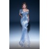 couture ombre swirl blue mm dress - Платья - 