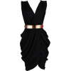 crna haljina - Dresses - 