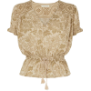 crop blouse - 半袖衫/女式衬衫 - 