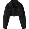 crop denim - Jacket - coats - 