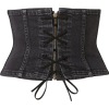 denim corset belt - ベルト - 