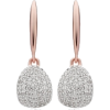 diamond drop earring gold - Ohrringe - 